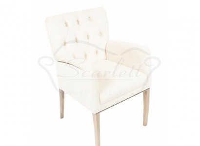 White Chesterfield Seating Set Dining Room Group Chairs x4 Armchairs Lounge Chairs